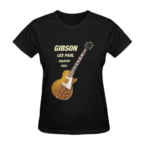 Gibson les paul goldtop 1953 Sunny Women's T-shirt (Model T05)