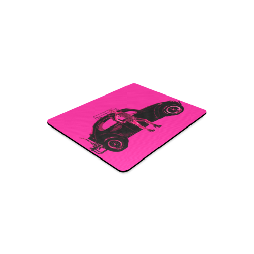 1970 Volkswagen Beetle Pink BAJA Rectangle Mousepad