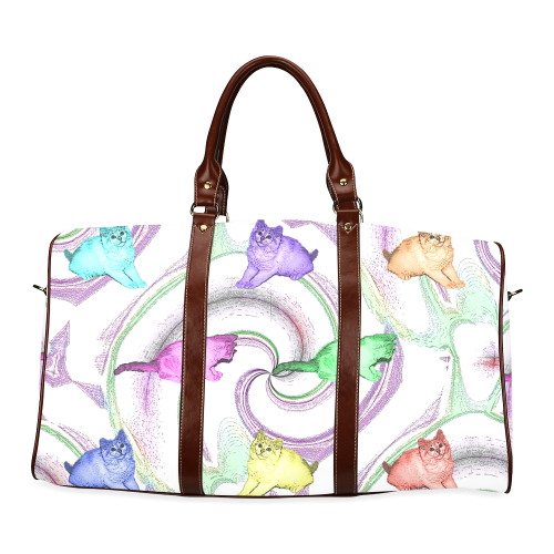 Lolli Pop Kittens Waterproof Travel Bag/Large (Model 1639)