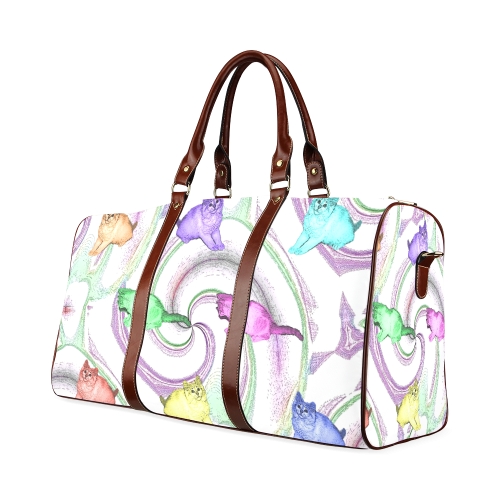 Lolli Pop Kittens Waterproof Travel Bag/Large (Model 1639)