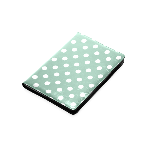 Mint Polka Dots Custom NoteBook A5