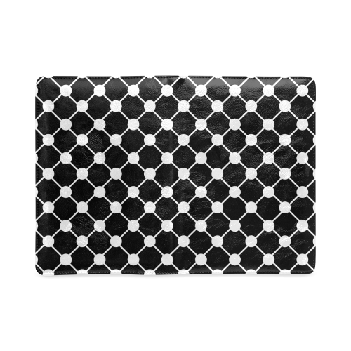 Black and White Trellis Dots