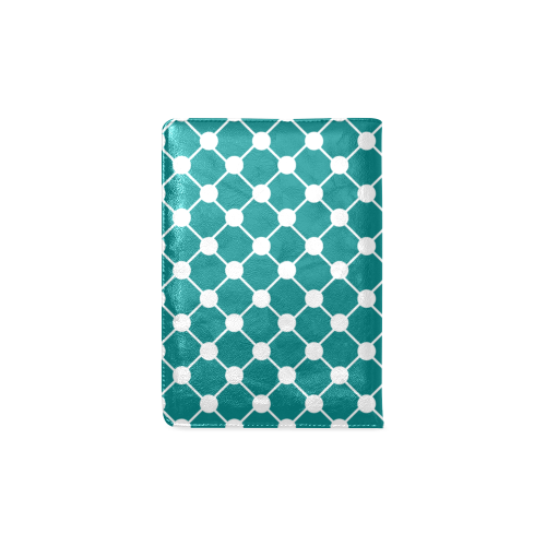 Teal Trellis Dots Custom NoteBook A5