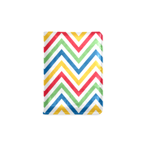 Green Red Chevron Custom NoteBook A5