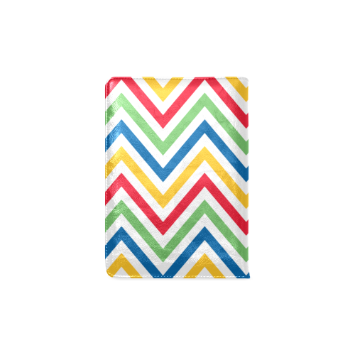 Green Red Chevron Custom NoteBook A5