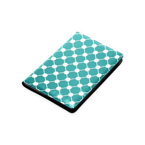 Teal Trellis Dots Custom NoteBook A5