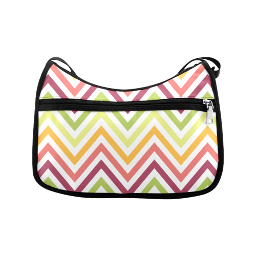 Modern Trendy Chevron Crossbody Bags (Model 1616)