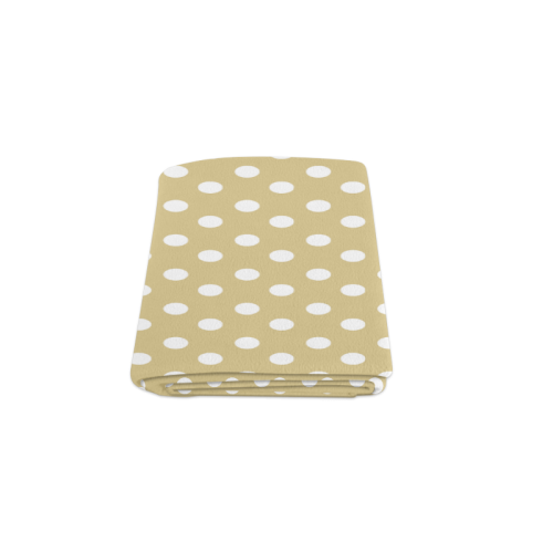 Light Olive Polka Dots Blanket 50"x60"