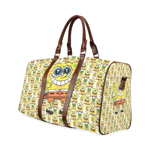 SPONGE BOB BLOTTER ART Waterproof Travel Bag/Large (Model 1639)