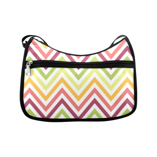 Modern Trendy Chevron Crossbody Bags (Model 1616)