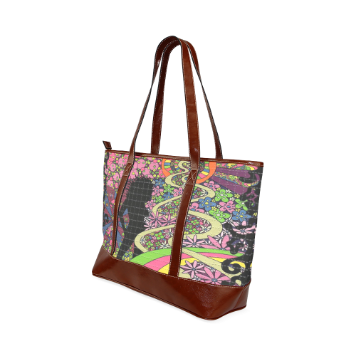 60S BLOTTER ART (1131x1125) Tote Handbag (Model 1642)