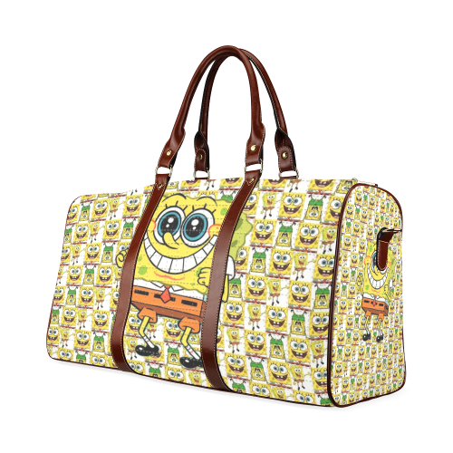 SPONGE BOB BLOTTER ART Waterproof Travel Bag/Large (Model 1639)