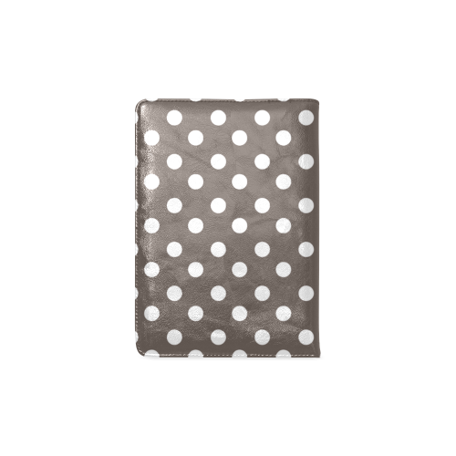 Beige Polka Dots Custom NoteBook A5