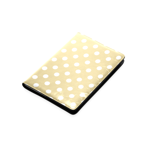 Light Olive Polka Dots Custom NoteBook A5