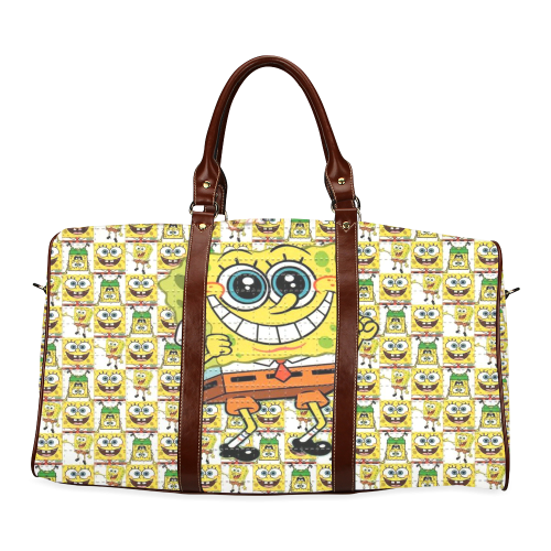 SPONGE BOB BLOTTER ART Waterproof Travel Bag/Large (Model 1639)