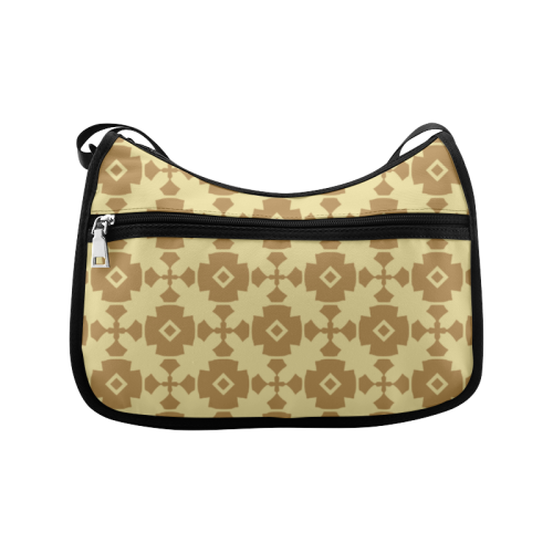 Earth Gold geometric Crossbody Bags (Model 1616)