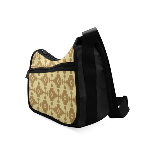 Earth Gold geometric Crossbody Bags (Model 1616)