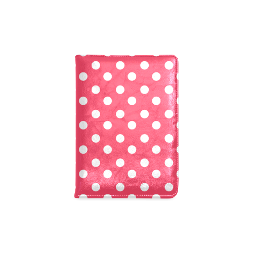 Indian Red Polka Dots Custom NoteBook A5