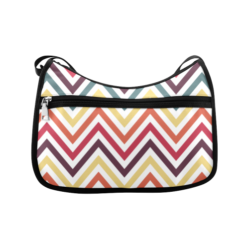 Colorful Modern Chevron Crossbody Bags (Model 1616)