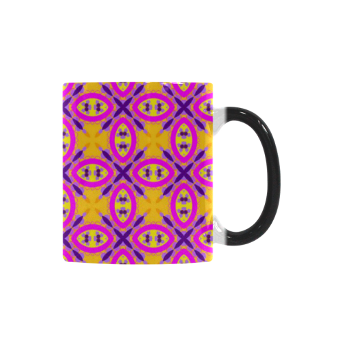 Chic Pink Pattern Custom Morphing Mug