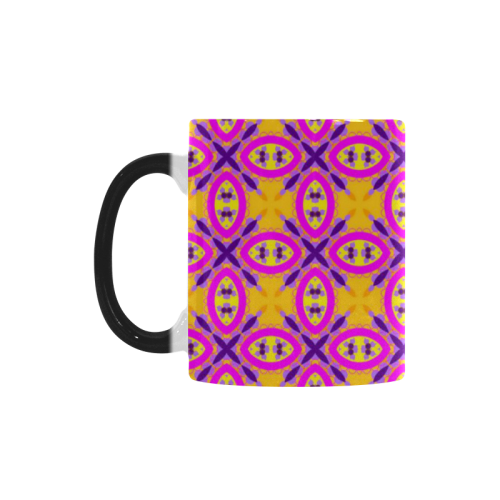 Chic Pink Pattern Custom Morphing Mug