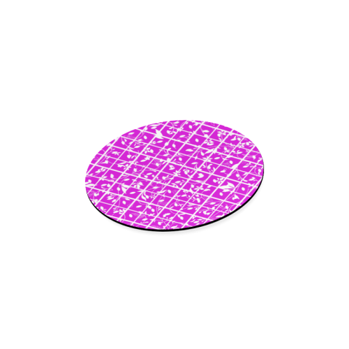 Pink Swirls Round Coaster