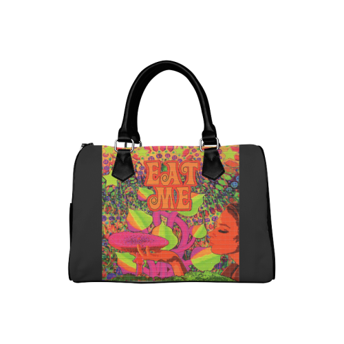 EATMEBLOTTERMUSHROOMPRINT (898x902) Boston Handbag (Model 1621)