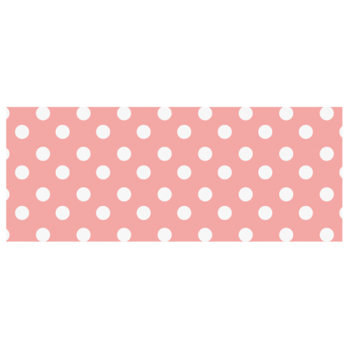 Coral Pink Polka Dots Custom Morphing Mug