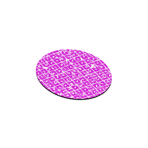 Pink Swirls Round Coaster