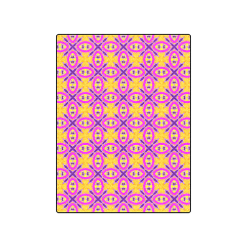 Chic Pink Pattern Blanket 50"x60"