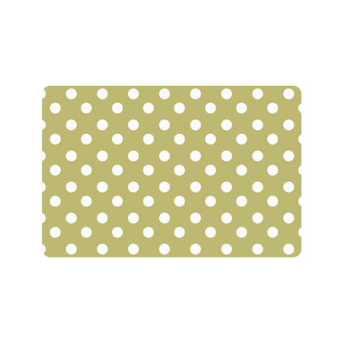 Olive Polka Dots