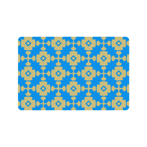 Blue Gold Geometric