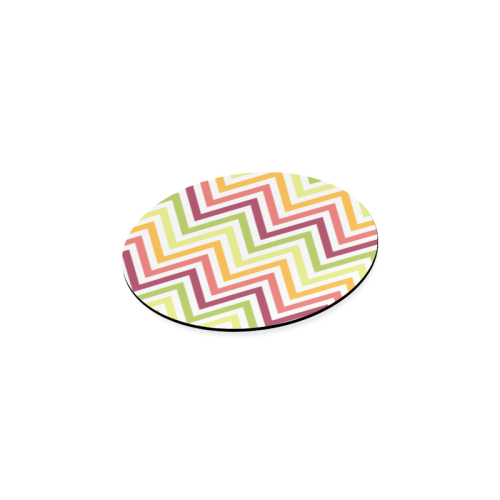 Modern Trendy Chevron Round Coaster