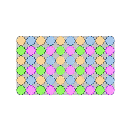 Bright Pastel Geometric Quatrefoil