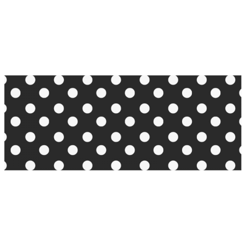 Black Polka Dots White Mug(11OZ)