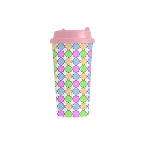 Bright Pastel Geometric Quatrefoil