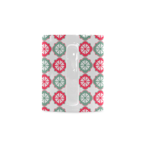 Shabby Chic Decorative Quatrefoil Pattern White Mug(11OZ)