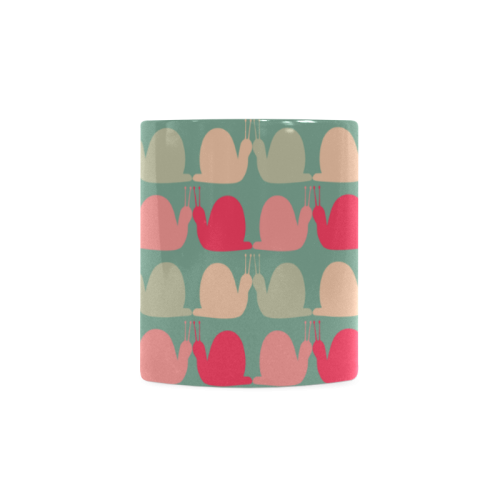 Colorful Snails Pattern White Mug(11OZ)