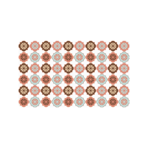 Earth Tone Quatrefoil