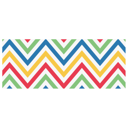 Green Red Chevron White Mug(11OZ)