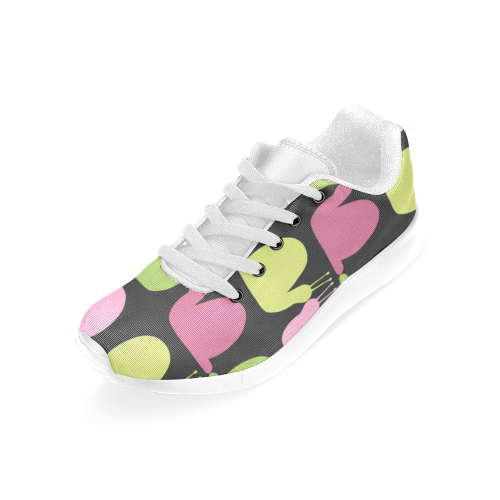 Whimsical Pastel Snails Pattern Men’s Running Shoes (Model 020)