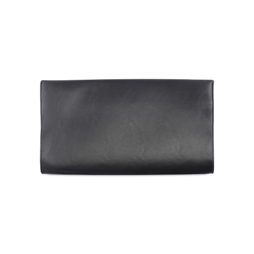Glossy Purple Gradient Stripes Clutch Bag (Model 1630)