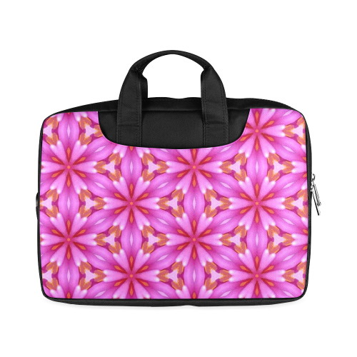 Elegant Pink Geometric Tile Floral Pattern