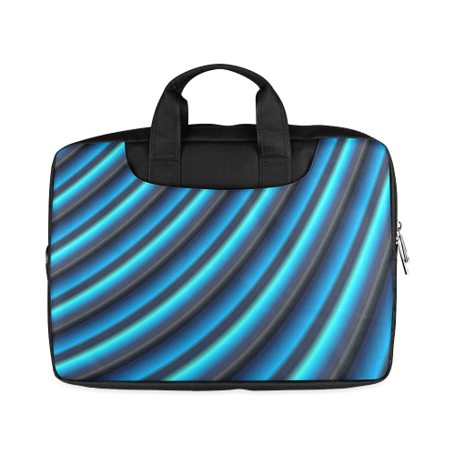 Glossy Blue Gradient Stripes