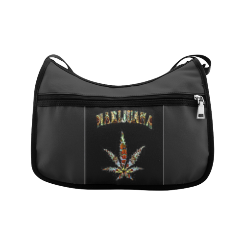 MARIHUANA LABEL BY :EDDIE WARNER Crossbody Bags (Model 1616)