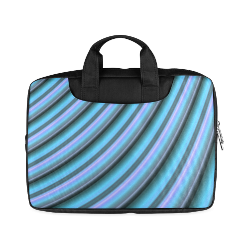 Glossy Light Blue Gradient Stripes