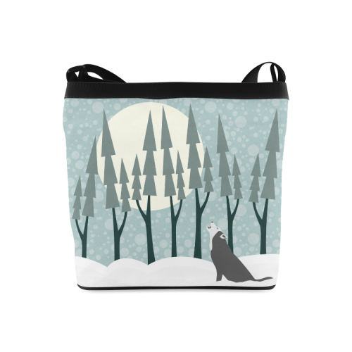 The Wolf Month Crossbody Bags (Model 1613)
