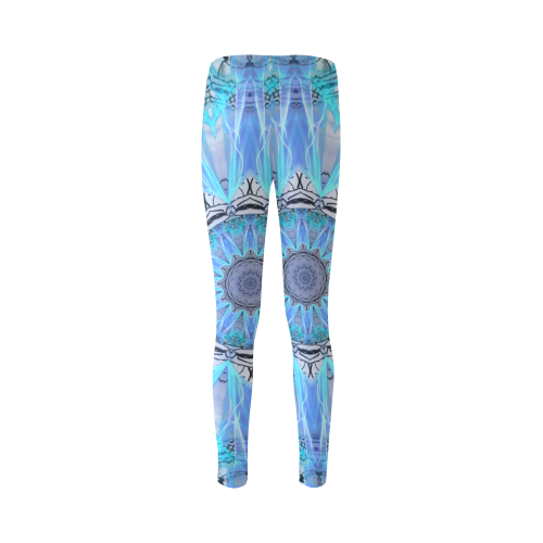 Sapphire Ice Flame Light Cassandra Women's Leggings (Model L01)