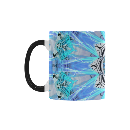 Sapphire Ice Flame Light Custom Morphing Mug