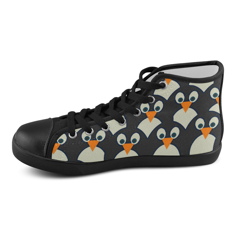 penguin print shoes